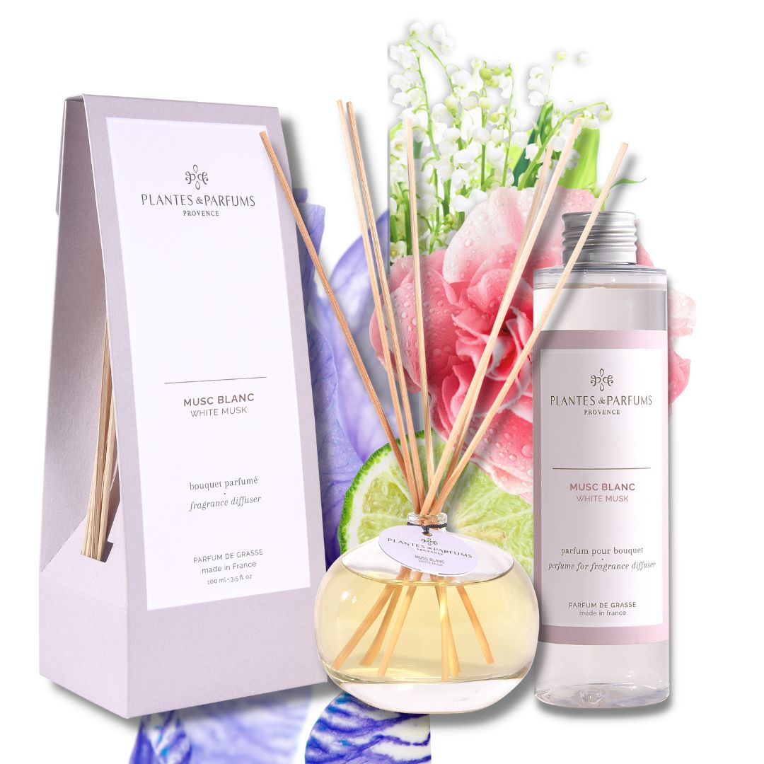 Fragrance Diffuser Set -White Musk – Plantes & Parfums