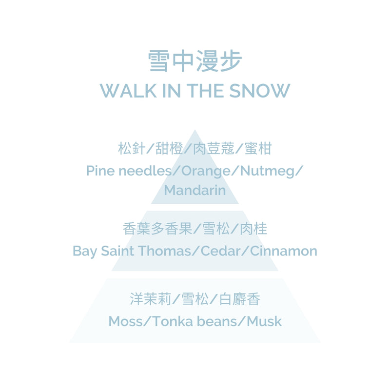 Perfumed Candles - Walk In The Snow 75g