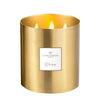 Large Golden Perfumed Candle 3 wicks - Orion 1KG