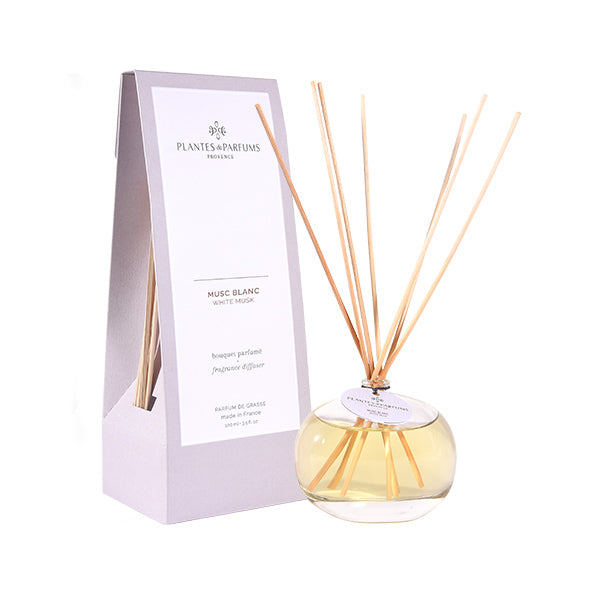 Musk Diffuser Fragrance Diffuser - White Musk 100ml – Plantes & Parfums