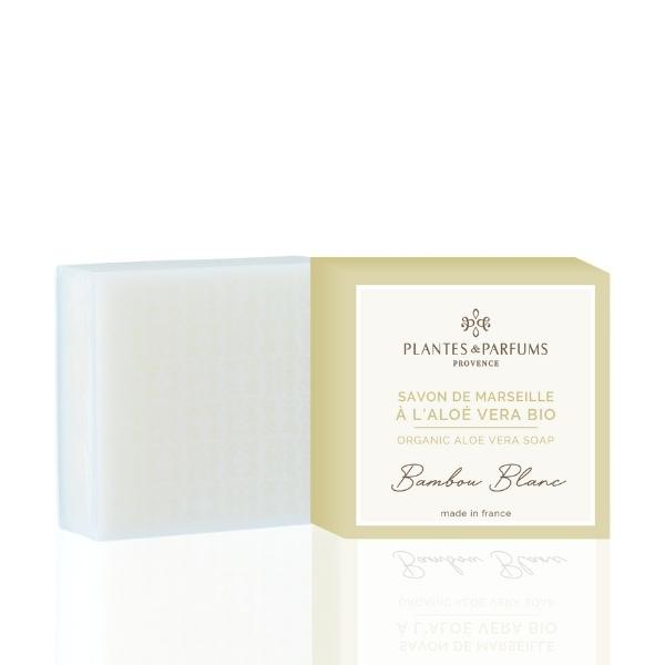 Marseille Soap with Aloe Vera - White Bamboo 100g