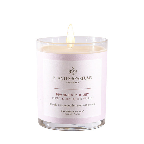 Perfumed Candle - Peony & Lily of the Valley 180g